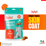 Reflex Pocket Treats / Skin Coat Adult Cat Treat 60g