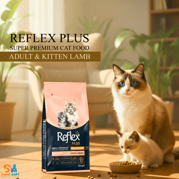 Reflex Plus Super Premium Adult & Kitten (Mother & Baby) Lamb 1.5kg