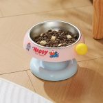 Ice cream Shape Stainless Steel Non-Slip Durable Cat Food Bowl