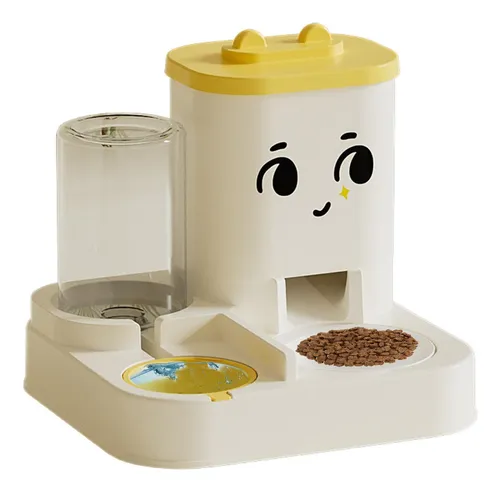 Pet Water and food Dispenser Automatic Feeder 2 in 1 wet and Dry separation Cat & Dog