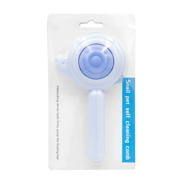 Snail Design and Hair Removal Button Brush