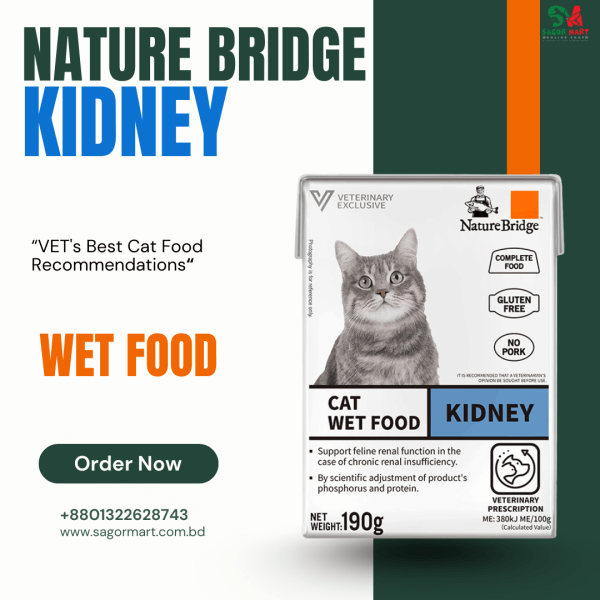 NatureBridge Vet Exclusive KIDNEY CAT WET FOOD 190g