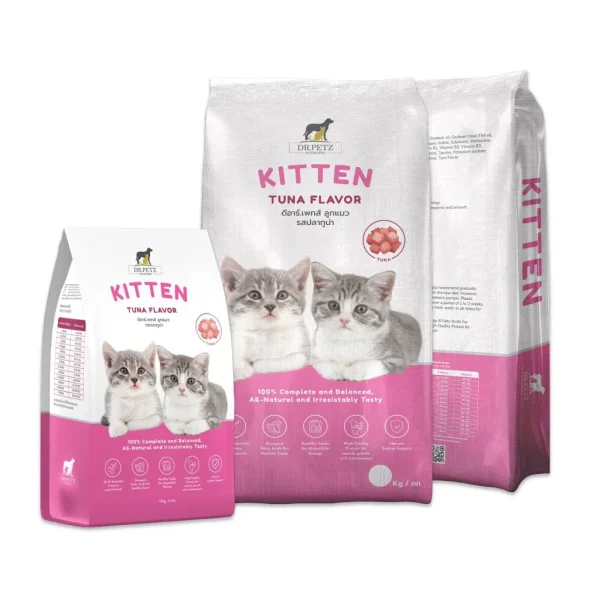 DR. PETZ Kitten Dry Cat Food Tuna 1kg | Offer Price