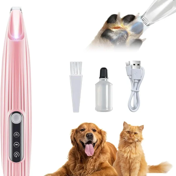 Electric Pet Paw Trimmer for Pedicure, Nose, Ear, Eye Fur cleaning for Cat & Dog