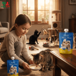 Faenbei Meat Paste Chicken with Goat Milk Cat Pouch 90g